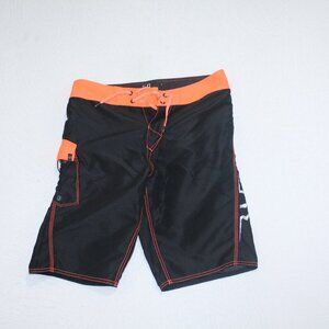 Fox Men Black Shorts Casual Cargo Size 32